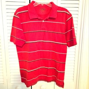 Champs Sports Men's L Striped Polo Style Shirt